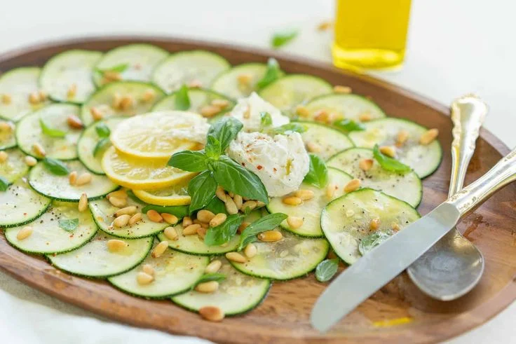 Receita de: Carpaccio de Abobrinha