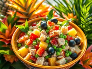 Salada de Atum com Macarrão Tropical