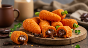 “Deliciosa Cenourinha Recheada com Chocolate: Uma Sobremesa Irresistível para Adoçar seu Dia!”