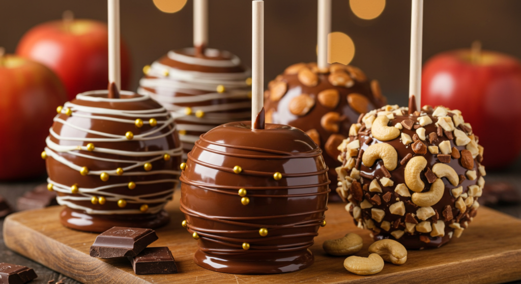 Maçã de Chocolate Aprenda a Fazer