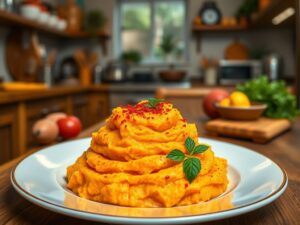 Receita Afrodisíaca com Pimenta Caiena: Purê de Batata Doce Picante