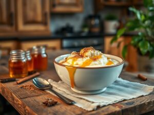 Receita com mel afrodisíaco e natural: Arroz Doce com Mel e Especiarias