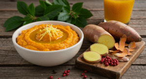 Receita Natural para Aumentar Libido, Pure Energético de Batata Doce com Gengibre