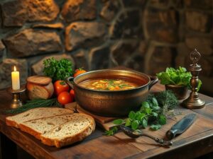 Receita de sopa de convento medieval: Um sabor do passado