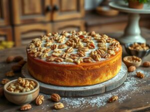 Receita de Bolo de Noz dos Mosteiros