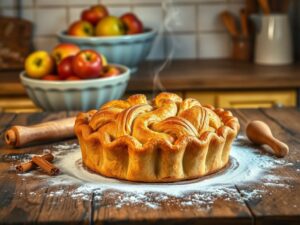 Receita de torta de maçã das freiras