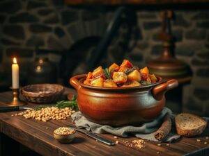 Receita de ensopado medieval dos monges: um sabor do passado