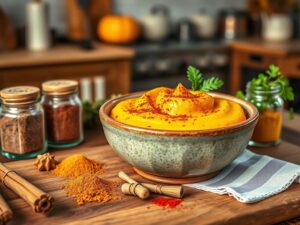 Receita Afrodisíaca Low Carb: Purê de Abóbora com Especiarias
