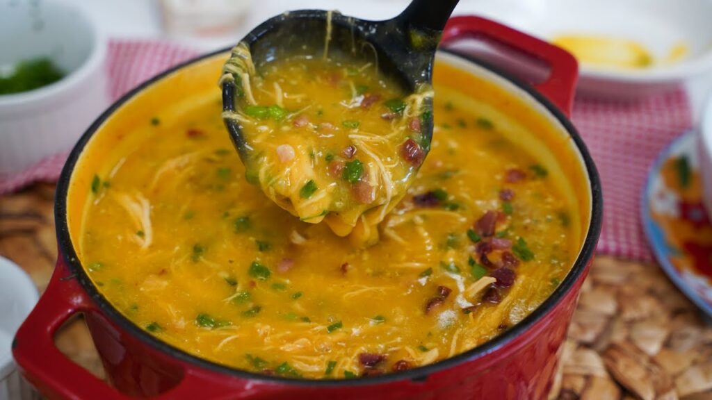 COMO FAZER UM CALDO DE KENGA FÁCIL E DELICIOSO – CALDO DE MANDIOCA COM FRANGO – ESPECIAL PARA O INVERNO