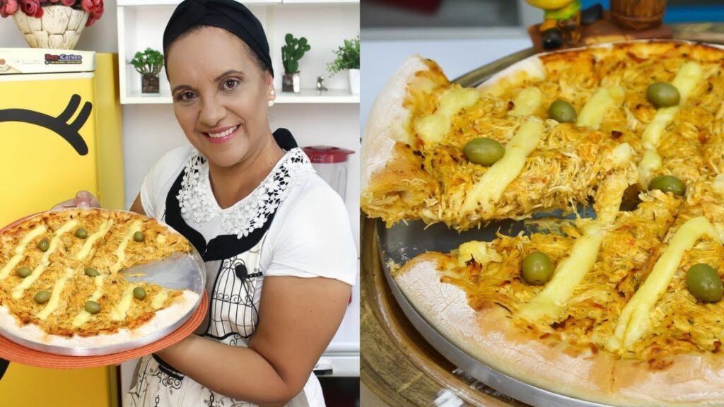 Como fazer uma Pizza de Frango com Catupiry –  Super Especial