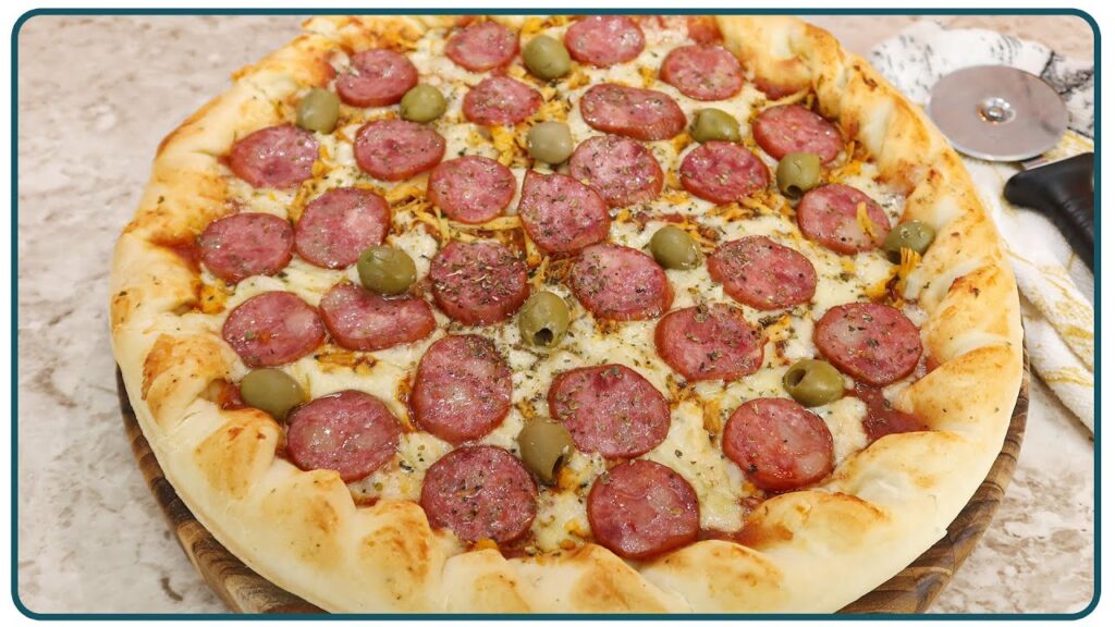 NUNCA MAIS GASTE DINHEIRO COM PIZZA DE BORDA RECHEADA, FAÇA SUA PIZZA EM CASA!