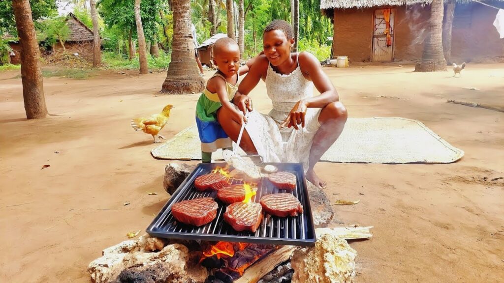 How I Grill the Perfect A5 Wagyu Steak in a Rural African Village!