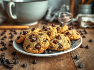 Receita rápida de biscoito de chocolate crocante