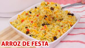 Receita SIMPLES E RÁPIDO de ARROZ À GREGA TRADICIONAL