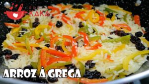 Preparo de um Prato Colorido, Soltinho e Cheio de Sabor, Receita Fácil de Arroz à Grega Para o Dia a Dia!