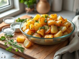 Receita de Batatas Perfeitas no Micro-ondas